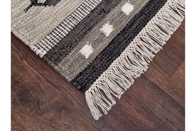 Fagersta Ullteppe 140x200 cm Rektangulært - Grå - Tekstiler - Tepper & Matter - Moderne tepper - Ullteppe