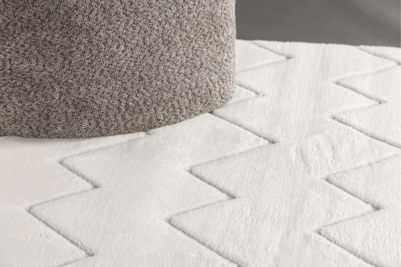 Fia Wiltonteppe 200x290 cm - Hvit - Tekstiler - Tepper & Matter - Moderne tepper - Wiltontepper