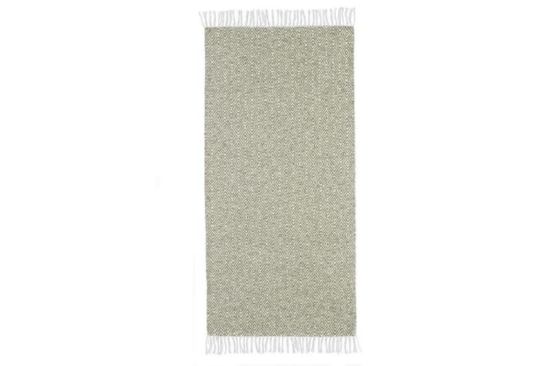 Goose Bomullsmatte 200x300 cm Grønn - Horredsmattan - Tekstiler - Tepper & Matter - Moderne tepper - Fillerye