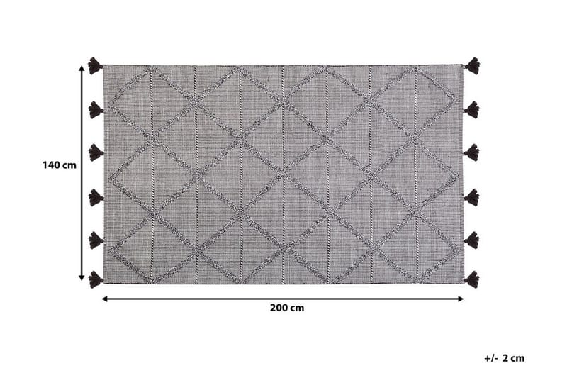 Hohstadt Matte 140x200 cm - Brun - Tekstiler - Tepper & Matter - Moderne tepper - Fillerye