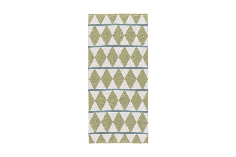 Zigge Filleteppe 70x400 cm Olivengrønn - Horredsmattan - Tekstiler - Tepper & Matter - Moderne tepper - Fillerye