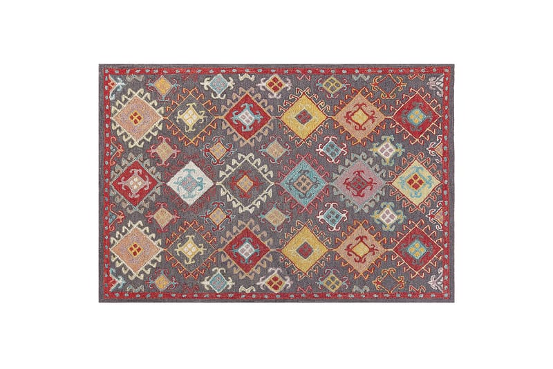 Finike Ullteppe 160x230 cm - Blå - Tekstiler - Tepper & Matter - Moderne tepper - Ullteppe