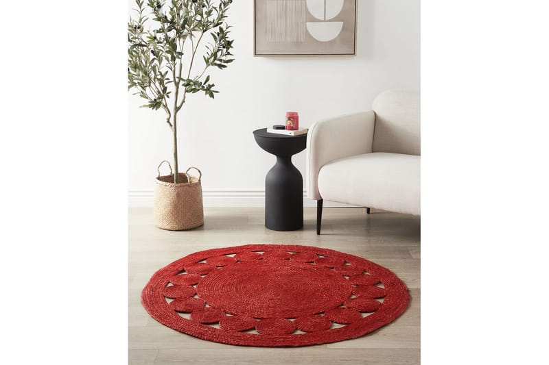 Flatvevet Koyunlu - Rød - Tekstiler - Tepper & Matter - Moderne tepper - Sisaltepper