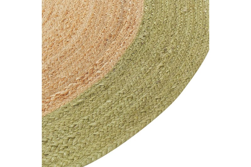 Flatvevet Yayalar - Beige, Grønn - Tekstiler - Tepper & Matter - Moderne tepper - Sisaltepper