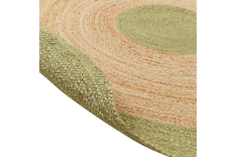 Flatvevet Yayalar - Beige, Grønn - Tekstiler - Tepper & Matter - Moderne tepper - Sisaltepper