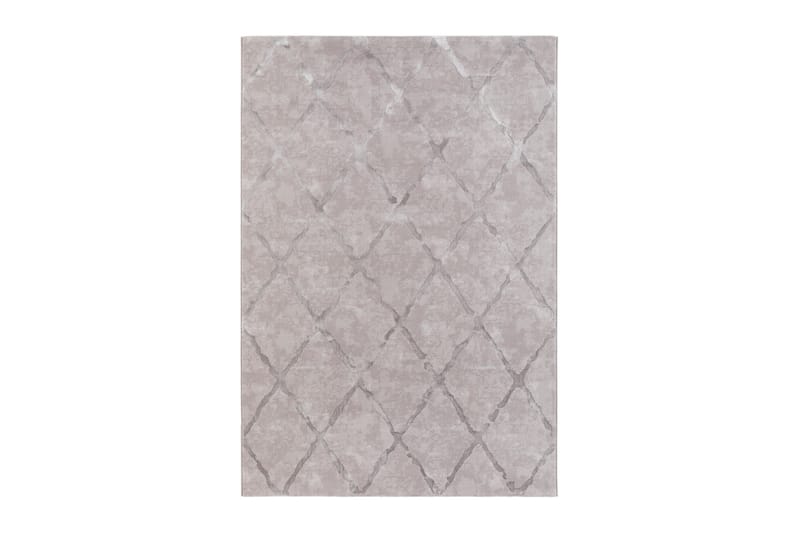 Carat Rhombus Grey 160x230 - Grå - Friezematter - Wiltontepper