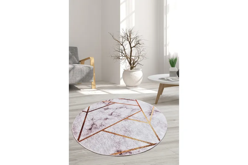 Chilai Tæppe 200 cm Rund, undefined