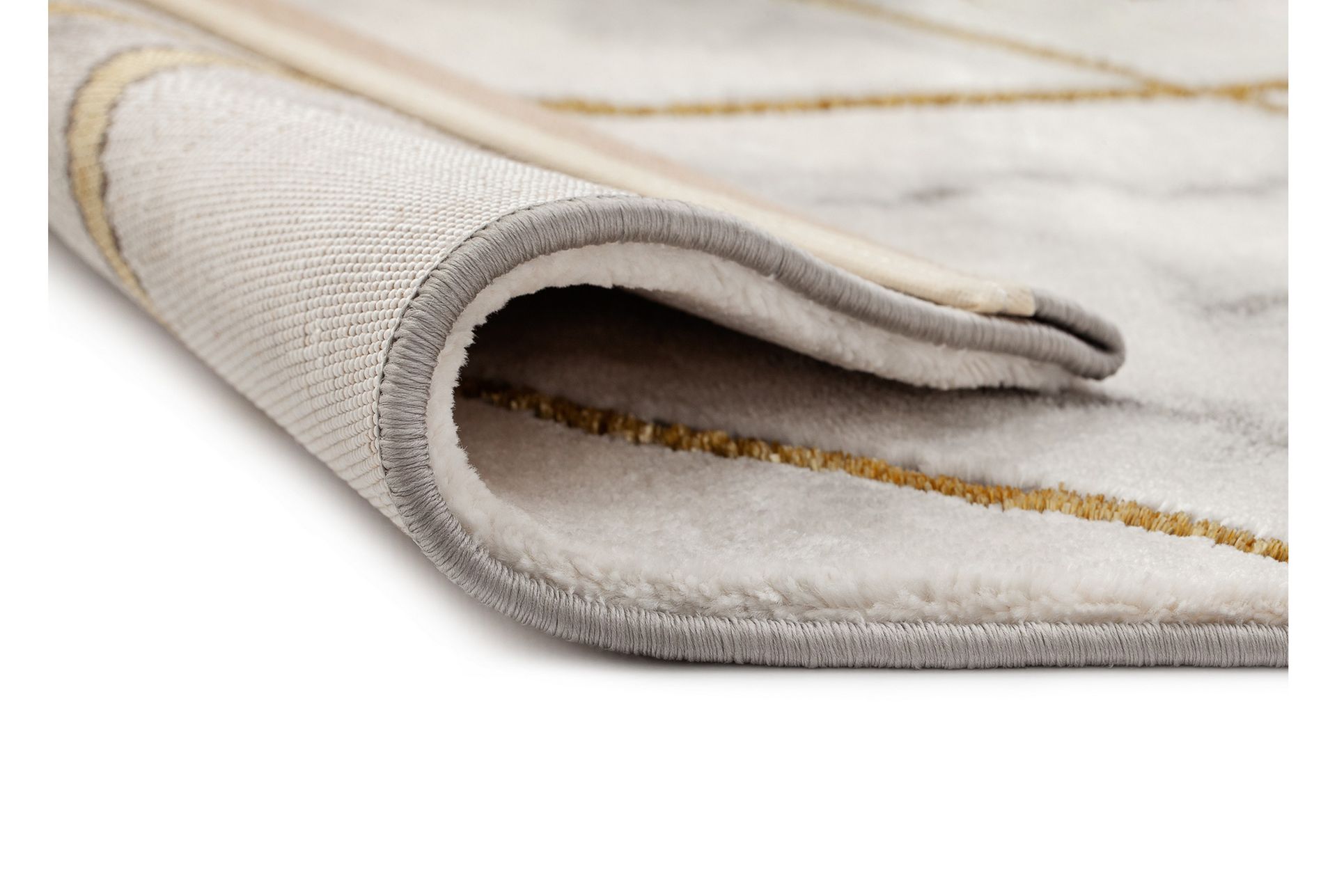 Diamond Romb Matte 133x190 cm - Gull - Tekstiler - Tepper & Matter - Moderne tepper - Friezematter