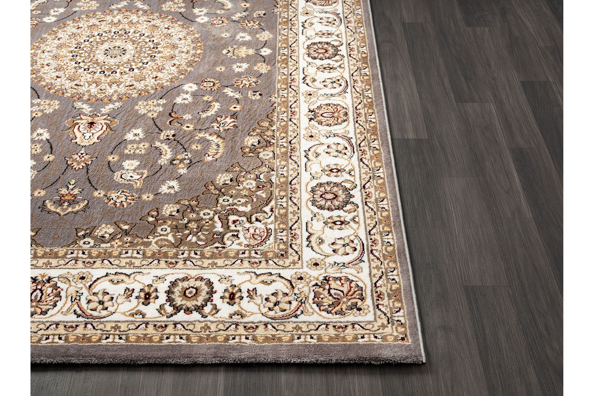 Dubai Medallion Wiltonmatte 160x230 cm - Grå - Tekstiler - Tepper & Matter - Moderne tepper - Friezematter