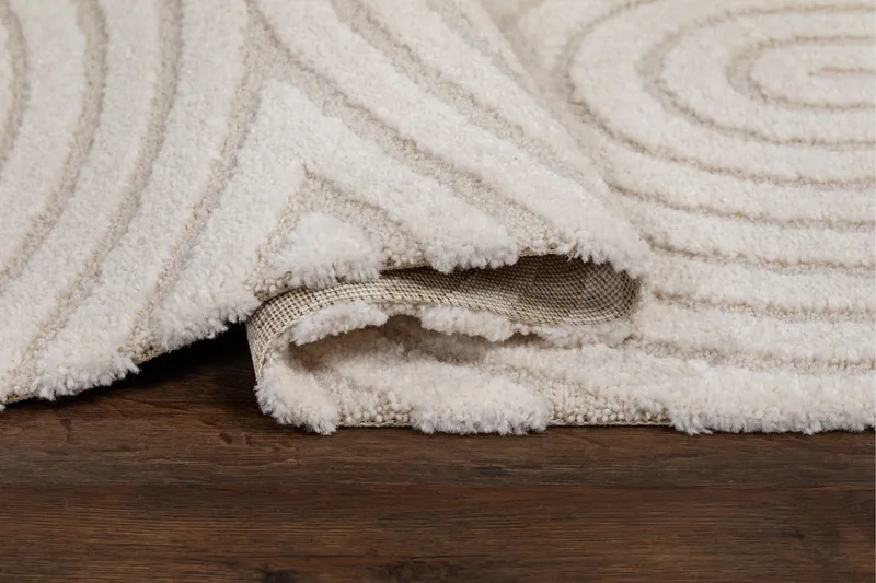 Genova Zen Wiltonmatte 200x290 cm - Hvit - Tekstiler - Tepper & Matter - Moderne tepper - Friezematter