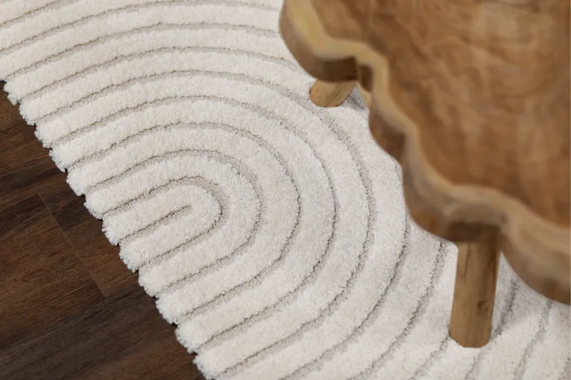 Genova Zen Wiltonmatte 240x340 cm - Hvit - Tekstiler - Tepper & Matter - Moderne tepper - Friezematter