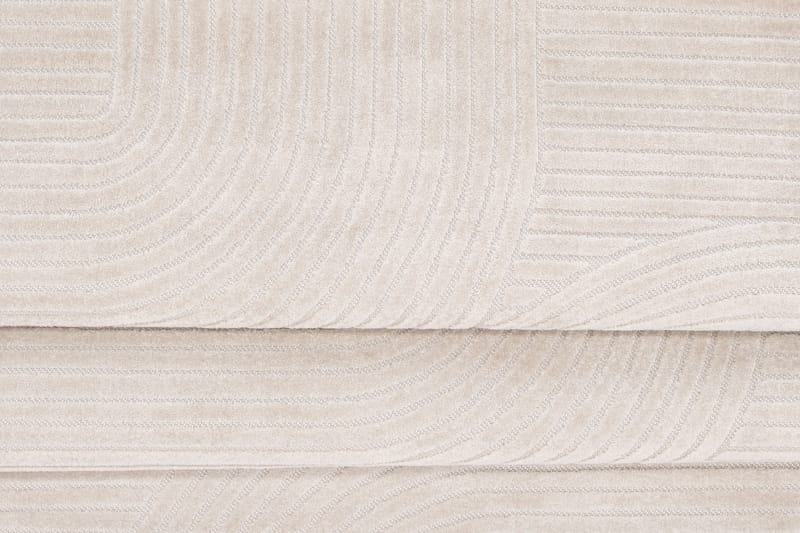 Hiroya Wiltonteppe 200x290 cm Rektangulær - Hvit - Wiltontepper - Håndvevde tepper - Gummiert tepper - Små tepper - Mønstrede tepper - Store tepper - Friezematter