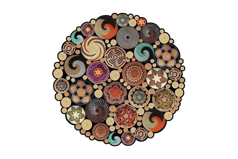 Homefesto Matte 130 cm Rund, Multifarget