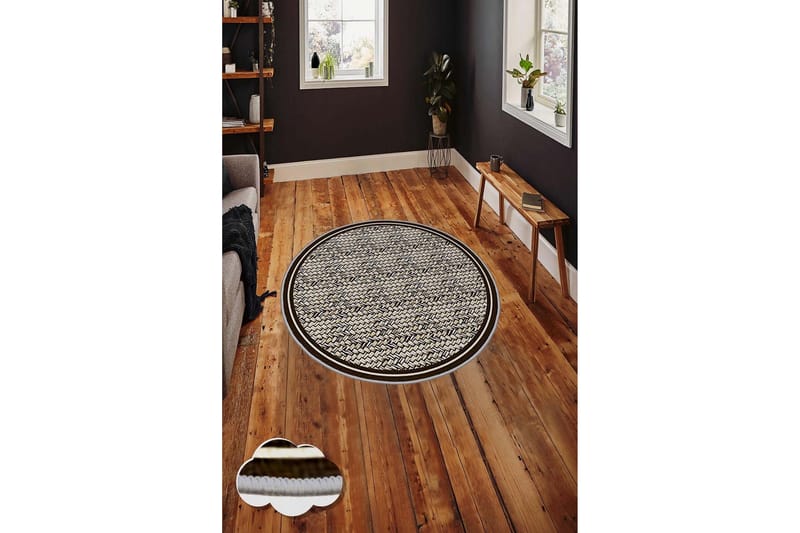 Homefesto Matte 140 cm Rund - Multifarget - Tekstiler - Tepper & Matter - Moderne tepper - Friezematter