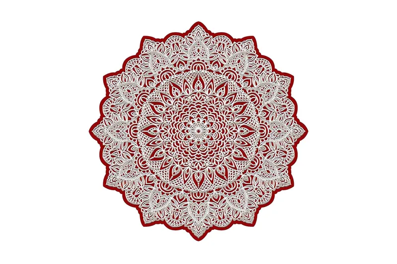 Homefesto Matte 60 cm Rund - Multifarget - Tekstiler - Tepper & Matter - Moderne tepper - Friezematter