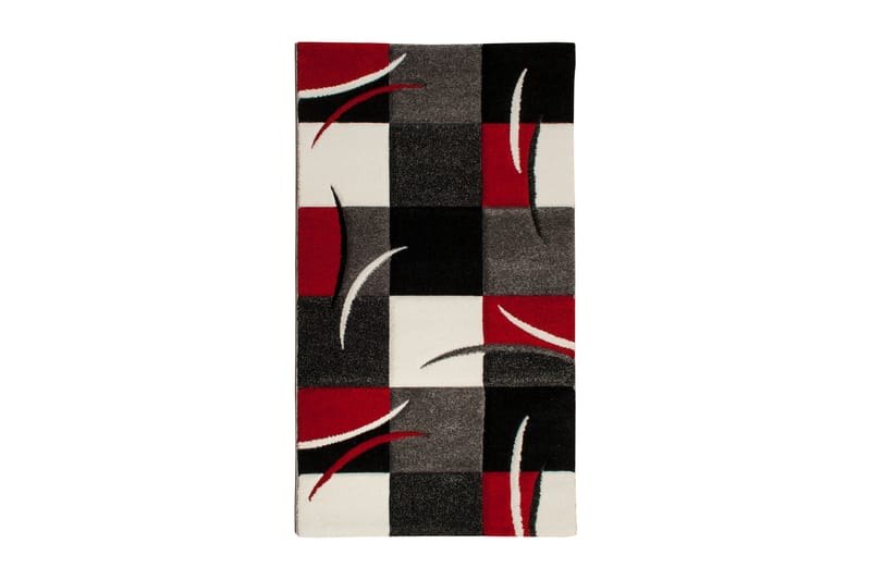 London Patch Friezematte 80x150 - Rød - Tekstiler - Tepper & Matter - Moderne tepper - Friezematter
