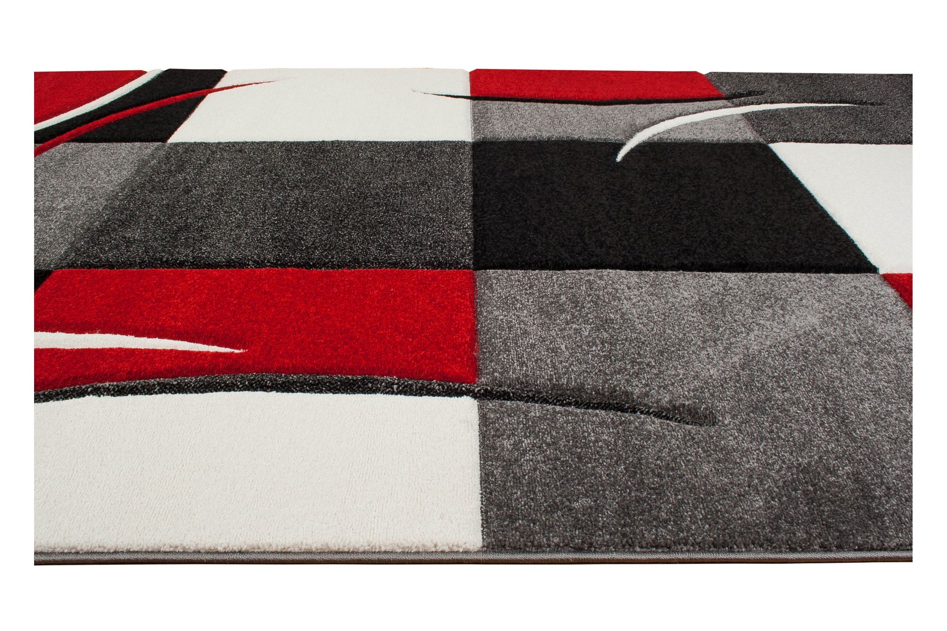 London Patch Friezematte 80x350 - Rød - Tekstiler - Tepper & Matter - Moderne tepper - Friezematter