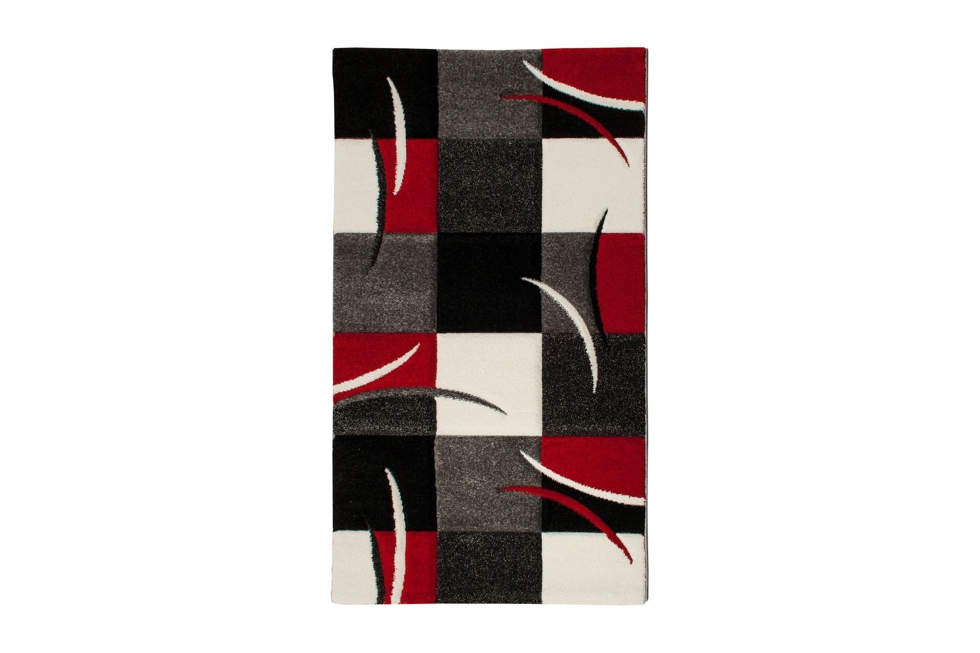London Patch Friezematte 80x350 - Rød - Tekstiler - Tepper & Matter - Moderne tepper - Friezematter