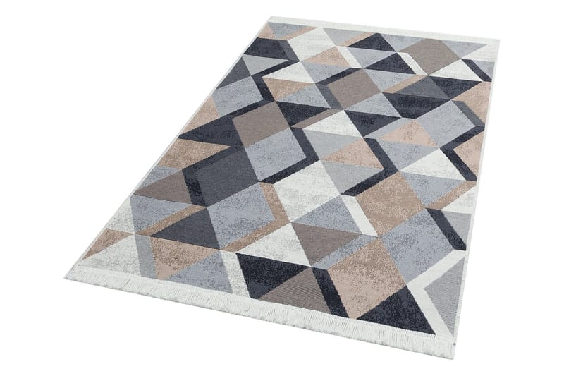 Matte AR 10 - Beige, Svart - Beige/Svart/Hvit/Bomull - Tekstiler - Tepper & Matter - Moderne tepper - Friezematter