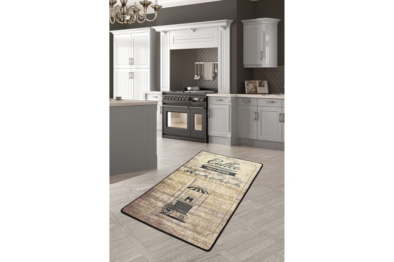 Matte Coffee Store (120 x 180), Flerfarget/Fløyel