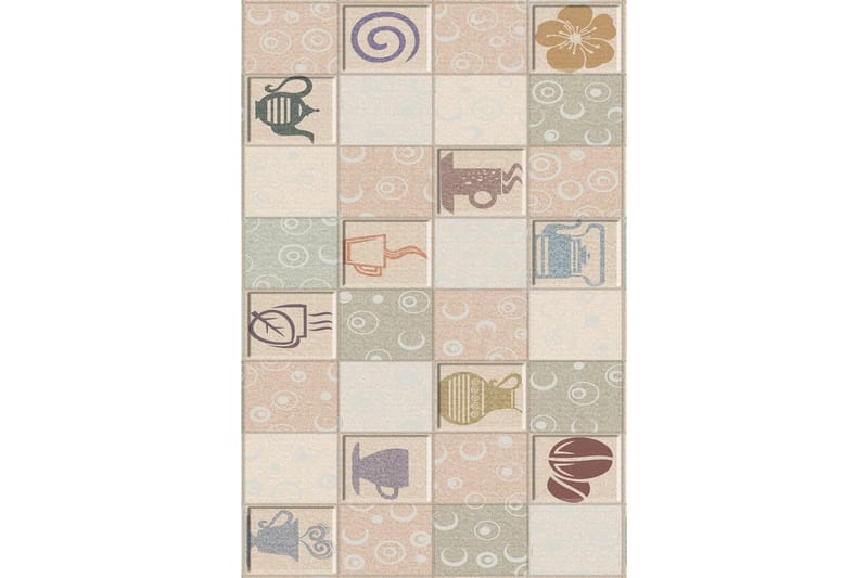 Matte HMNT177 - Flerfarget - Tekstiler - Tepper & Matter - Moderne tepper - Friezematter