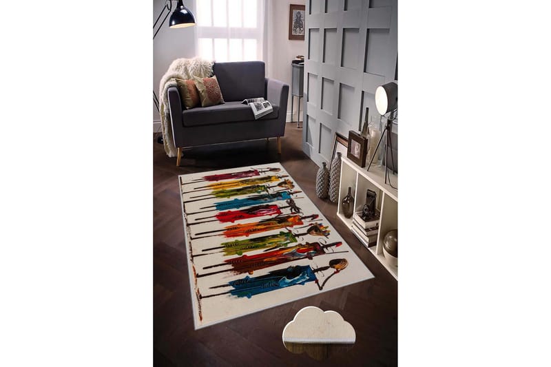 Matte HMNT47 - Flerfarget - Tekstiler - Tepper & Matter - Moderne tepper - Friezematter