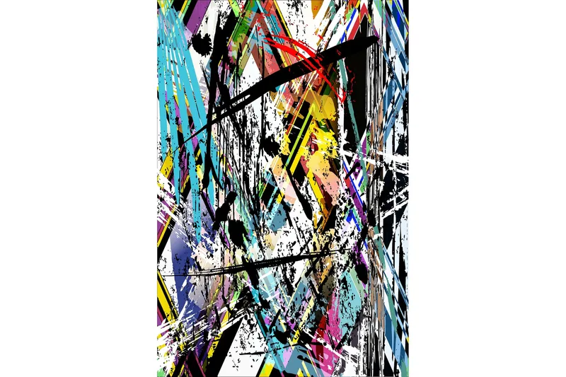 Matte HMNT97 - Flerfarget - Tekstiler - Tepper & Matter - Moderne tepper - Friezematter