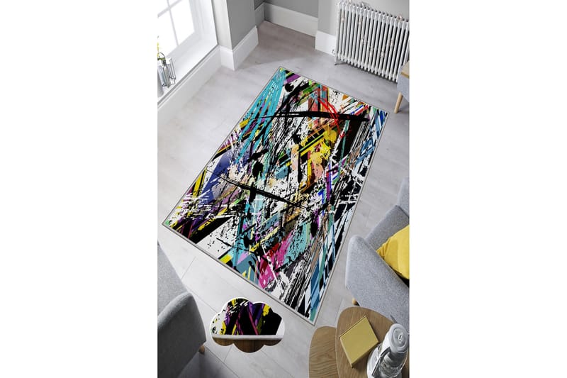 Matte HMNT97 - Flerfarget - Tekstiler - Tepper & Matter - Moderne tepper - Friezematter