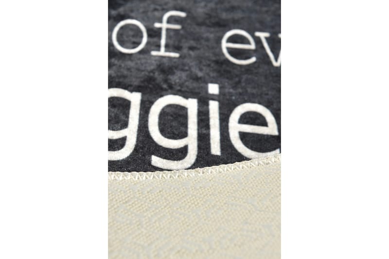 Matte Kjøkken - Svart (100 x 200) - Svart / Fløyel - Tekstiler - Tepper & Matter - Moderne tepper - Friezematter