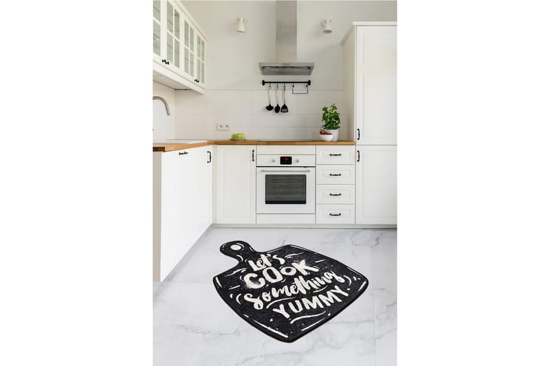 Matte Let's Cook (105 x 140) - Flerfarget/Fløyel - Tekstiler - Tepper & Matter - Moderne tepper - Friezematter