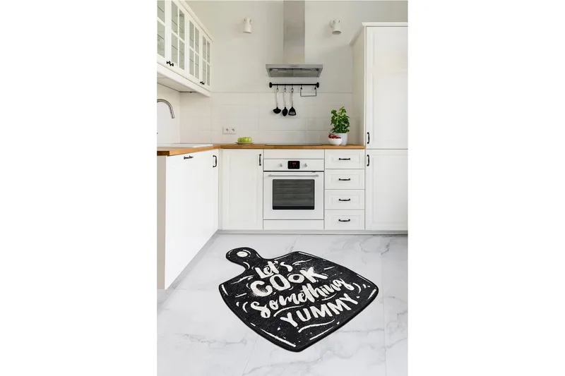 Matte Let's Cook (105 x 140) - Flerfarget/Fløyel - Tekstiler - Tepper & Matter - Moderne tepper - Friezematter