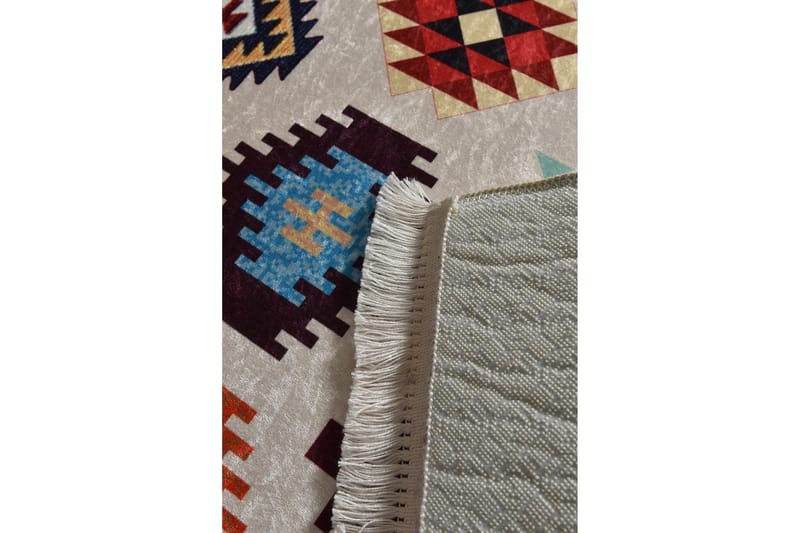 Matte Manta - Flerfarget/Fløyel - Tekstiler - Tepper & Matter - Moderne tepper - Friezematter