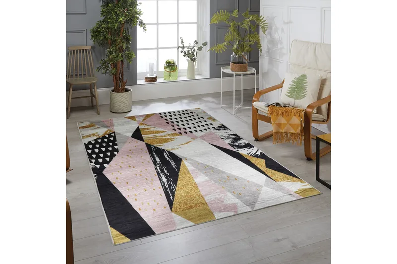 Matte Milena - Flerfarget - Tekstiler - Tepper & Matter - Moderne tepper - Friezematter