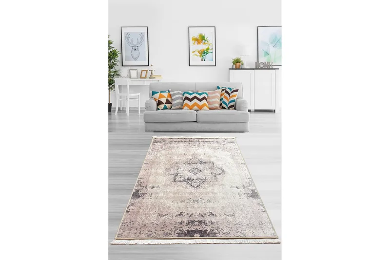 Matte Soft DJT - Flerfarget/Fløyel - Tekstiler - Tepper & Matter - Moderne tepper - Friezematter