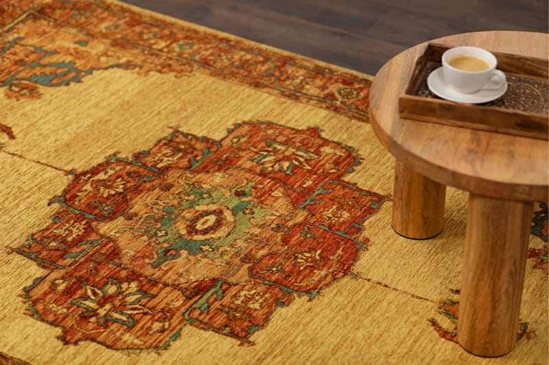 Mewar Medaljong Wiltonmatte 200x290 cm - Flerfarget - Tekstiler - Tepper & Matter - Moderne tepper - Friezematter
