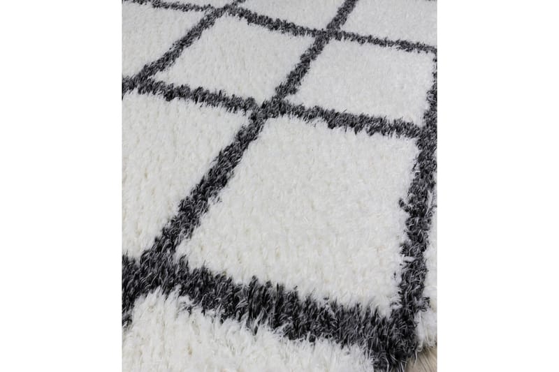 Nishiki Wiltonteppe 160x230 cm Rektangulær - Hvit/Antrasitt - Tekstiler - Tepper & Matter - Moderne tepper - Friezematter