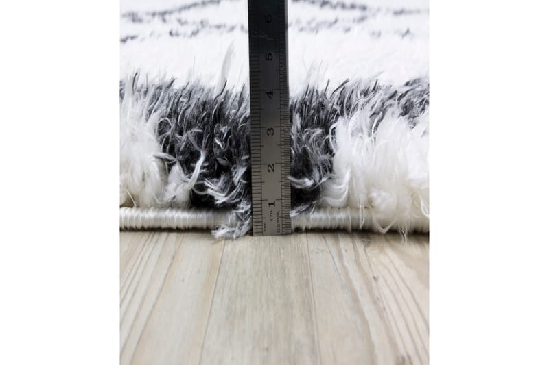 Nishiki Wiltonteppe 160x230 cm Rektangulær - Hvit/Antrasitt - Tekstiler - Tepper & Matter - Moderne tepper - Friezematter