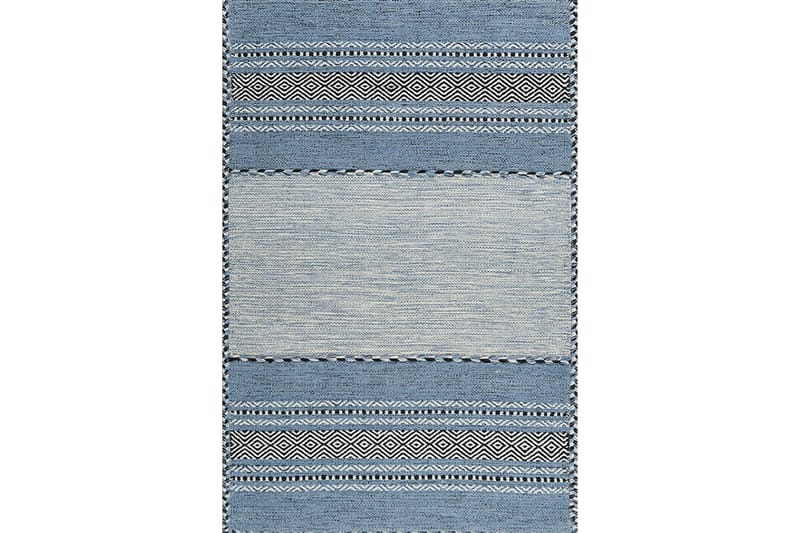 Nobutada Wiltonteppe 60x100 cm Rektangulær - Blå - Tekstiler - Tepper & Matter - Moderne tepper - Friezematter