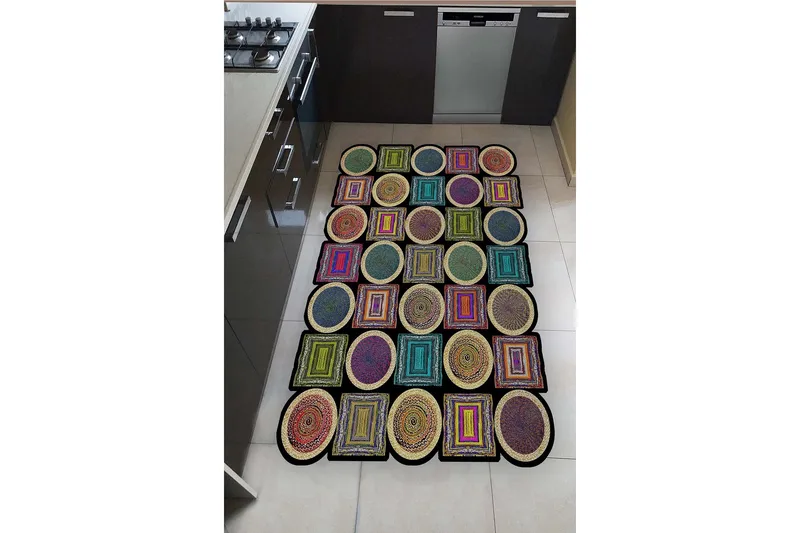 Nonoka Wiltonteppe 60x100 cm Rektangulær, Flerfarget