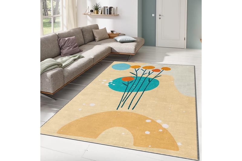 Noore Wiltonteppe 80x140 cm Rektangulær - Flerfarget - Tekstiler - Tepper & Matter - Moderne tepper - Friezematter