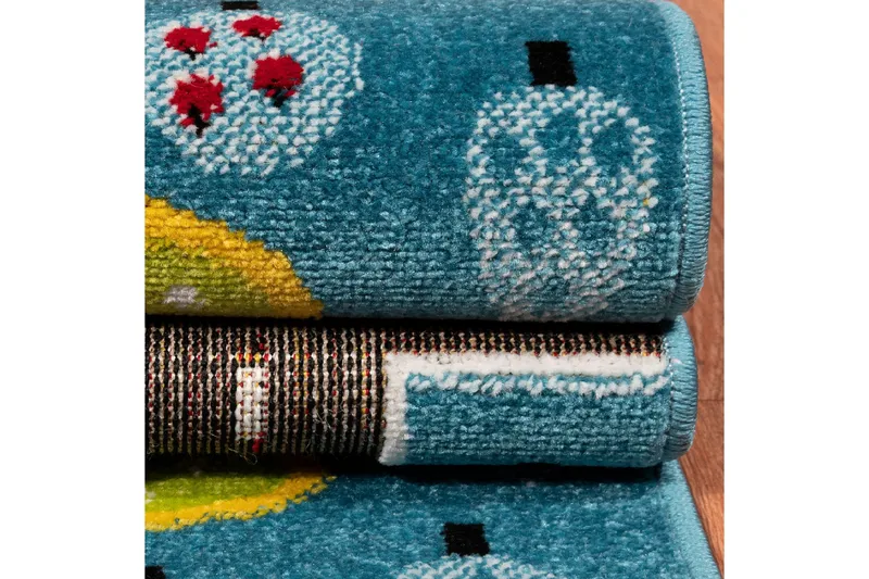 Noorpa Wiltonteppe 160x230 cm Rektangulær - Blå - Tekstiler - Tepper & Matter - Moderne tepper - Friezematter