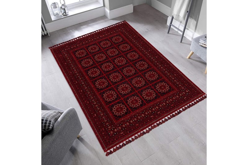 Noritoshi Wiltonteppe 160x230 cm Rektangulær, Rød