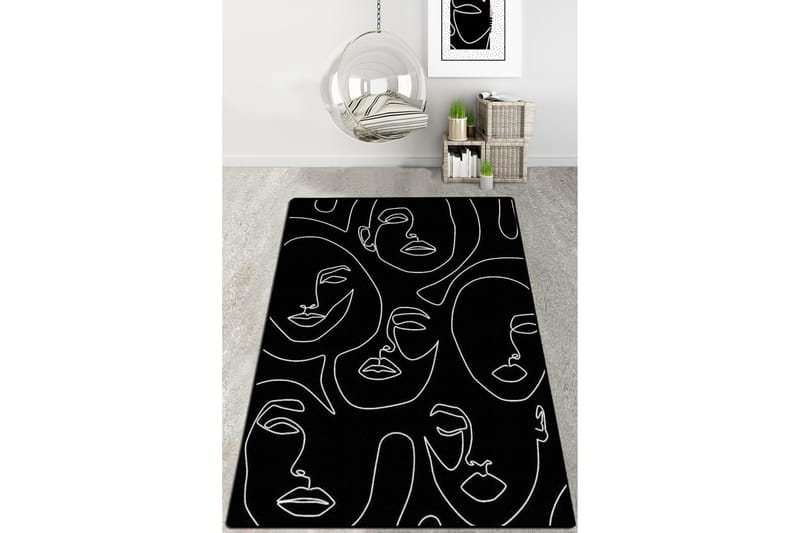 Noz Wiltonteppe 80x120 cm Rektangulær - Flerfarget - Tekstiler - Tepper & Matter - Moderne tepper - Friezematter