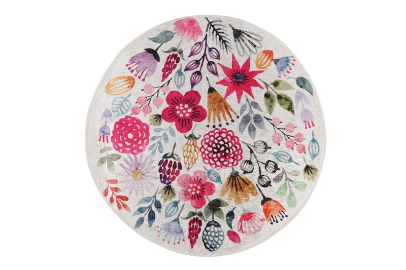 Nozomu Wiltonteppe 200 cm Rund - Flerfarget - Tekstiler - Tepper & Matter - Moderne tepper - Friezematter