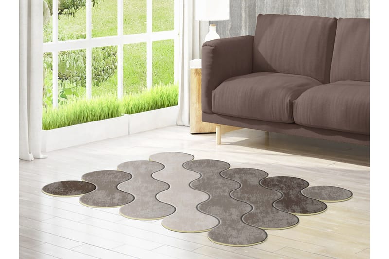 Puran Wiltonteppe 120x180 cm Rektangulær, Brun