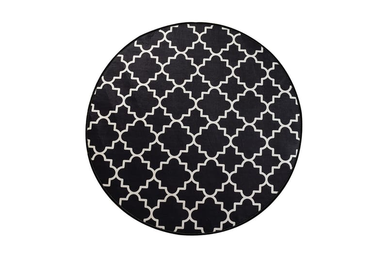 Round Matte Cup - Svart (140) - Tekstiler - Tepper & Matter - Moderne tepper - Friezematter