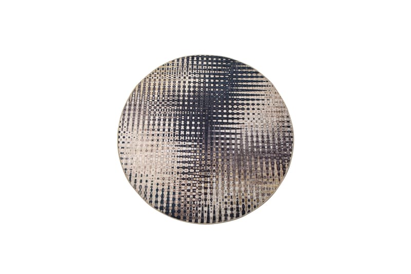 Round Matte Fusion (100) - Flerfarget/Fløyel - Tekstiler - Tepper & Matter - Moderne tepper - Friezematter