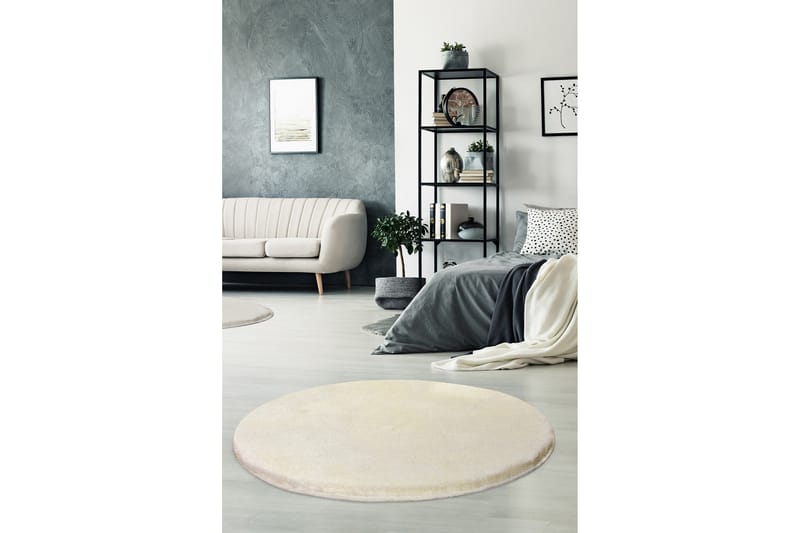 Round Matte Milano - Ecru (90) - Tekstiler - Tepper & Matter - Moderne tepper - Friezematter
