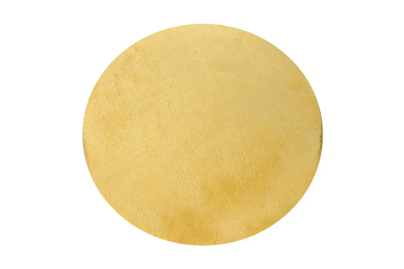 Round Matte Milano - gul (90), Gul/Akryl