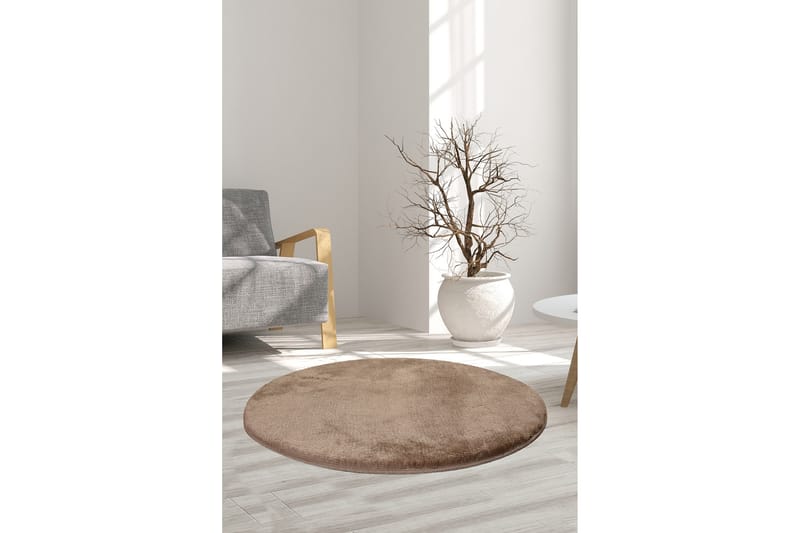 Round Matte Milano - Mink (90) - Tekstiler - Tepper & Matter - Moderne tepper - Friezematter